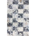 Set Covor Dormitor Domino DS06 Albastru - imagine 2
