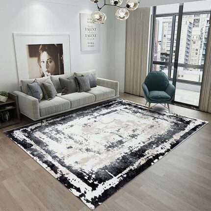 Covor Modern Rose 897 NEGRU