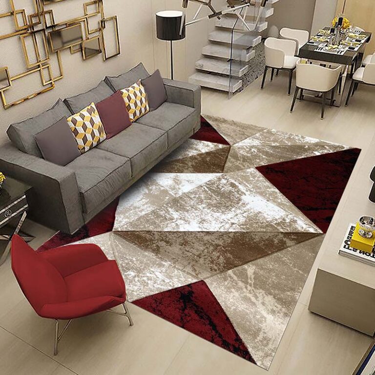 Covor Geometric SULTAN 38500A Maro/Rosu