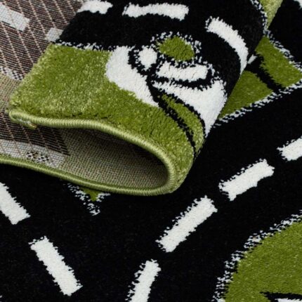 Covor pentru copii Polyanna cod: G5790 Negru/ Verde - imagine 5