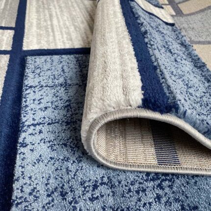 Covor Geometric SULTAN 37003A Gri/ Albastru - imagine 6