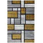 Covor Geometric SULTAN 37003A Gri / Mustar - imagine 2