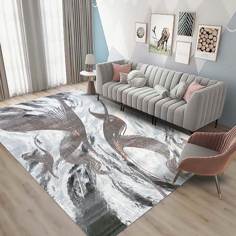 Covor Modern EFES cod: HE778 Gri/ Roz