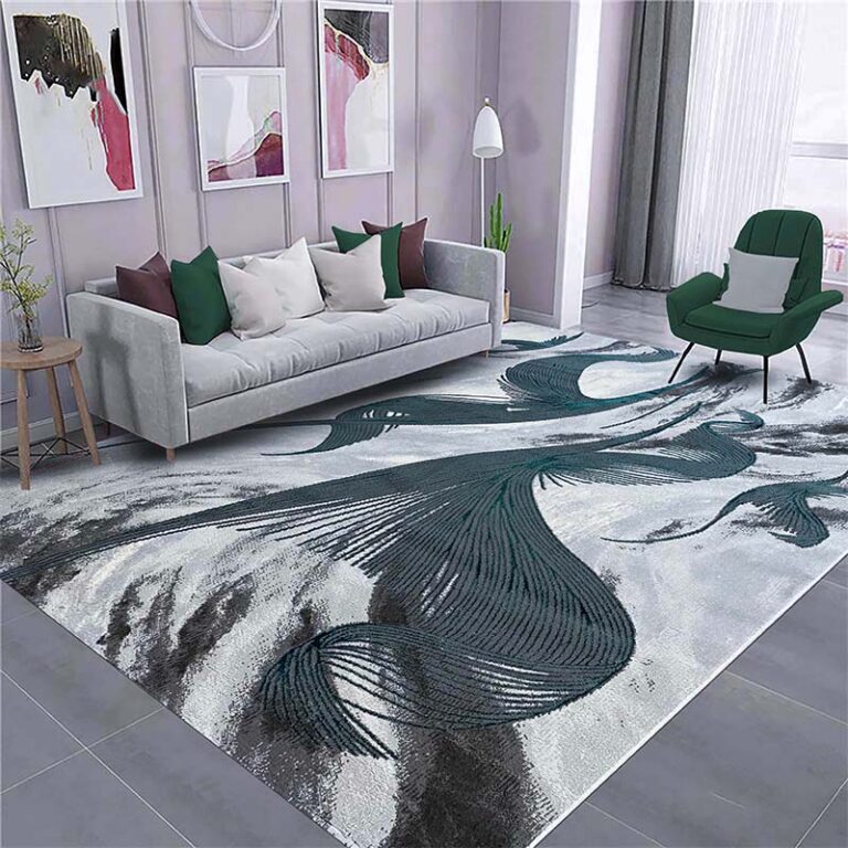 Covor Modern EFES cod: HE778 Gri/ Verde