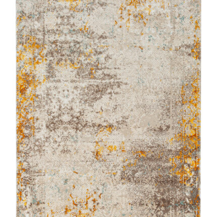 Covor living Ege EG08A Galben-Turcoaz