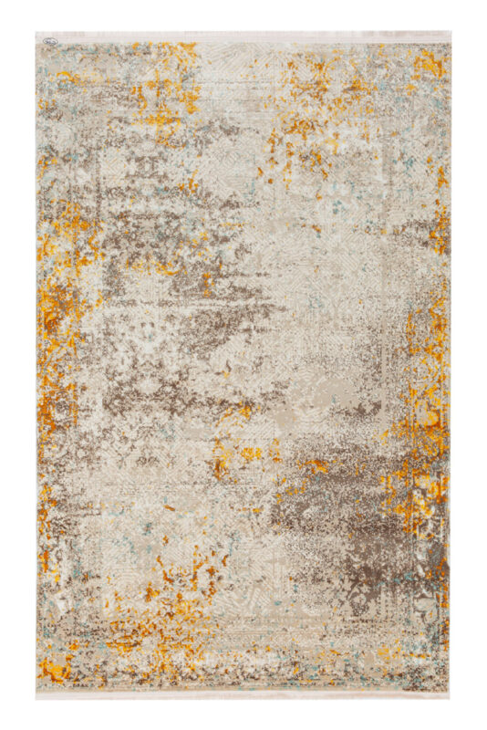 Covor living Ege EG08A Galben-Turcoaz