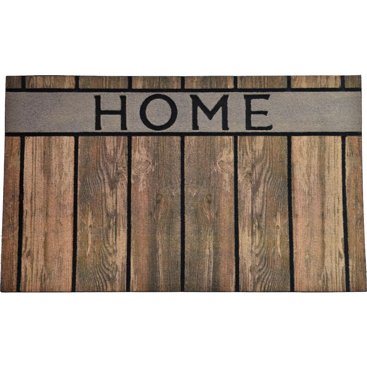 144111006 COVOR INTRARE 45X75 CM – EFECT LEMN POLYESTER+PVC - imagine 1