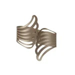 CLEMĂ DECORATIVĂ PERDELE ȘI DRAPERII/ AGRAFĂ METAL ANGEL / AURIU MAT, COMPOZITIE METAL