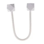 ȘNUR PRINDERE DRAPERIE ȘI PERDELE/ CORDON MDF TWIST / ALB COMPOZITIE MDF