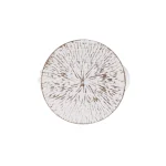 CLEMĂ DECORATIVĂ PERDELE ȘI DRAPERII/ SET CLIP METAL ARCHI / ALB AURIU, COMPOZITIE METAL