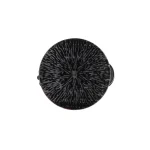 CLEMĂ DECORATIVĂ PERDELE ȘI DRAPERII/ SET CLIP METAL ARCHI / NEGRU, COMPOZITIE METAL