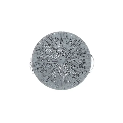 CLEMĂ DECORATIVĂ PERDELE ȘI DRAPERII/ SET CLIP METAL ARCHI / CROM, COMPOZITIE METAL