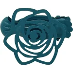 CLEMĂ DECORATIVĂ PERDELE ȘI DRAPERII/ SET CLIP METAL LINA / TURCOAZ, COMPOZITIE METAL