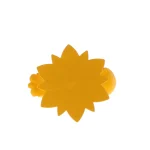 CLEMĂ DECORATIVĂ PERDELE ȘI DRAPERII/ SET CLIP METAL ELOISE / GALBEN, COMPOZITIE METAL