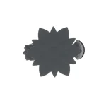 CLEMĂ DECORATIVĂ PERDELE ȘI DRAPERII/ SET CLIP METAL ELOISE / GRI, COMPOZITIE METAL