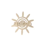 CLEMĂ DECORATIVĂ PERDELE ȘI DRAPERII/ SET CLIP METAL HELIOS / AURIU MAT, COMPOZITIE METAL