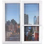 JALUZELE PVC / RULOU PVC VENEȚIAN 120X180 CM – ALB PENTRU INTERIOR, COMPOZIȚIE PVC