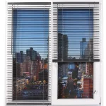 JALUZELE PVC / RULOU PVC VENEȚIAN 150X180 CM – ANTRACIT PENTRU INTERIOR, COMPOZIȚIE PVC