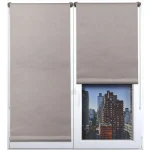 RULOU BLKOUT 75X180 CM – GREIGE COMPOZIȚIE POLYESTER + PVC | JALUZELE