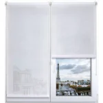 RULOU TEXTIL 90X180 CM – ALB COMPOZIȚIE POLYESTER | JALUZELE