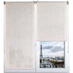 RULOU TEXTIL IMPRIMAT 90X150 CM – BEJ COMPOZIȚIE POLYESTER | JALUZELE