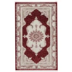 Covor Clasic Living Avangard 36945A Rosu - imagine 2