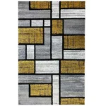 Covor Geometric SULTAN 37003A Gri / Mustar - imagine 2