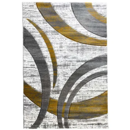Covor Geometric SULTAN 38502A Mustar/ Gri - imagine 2