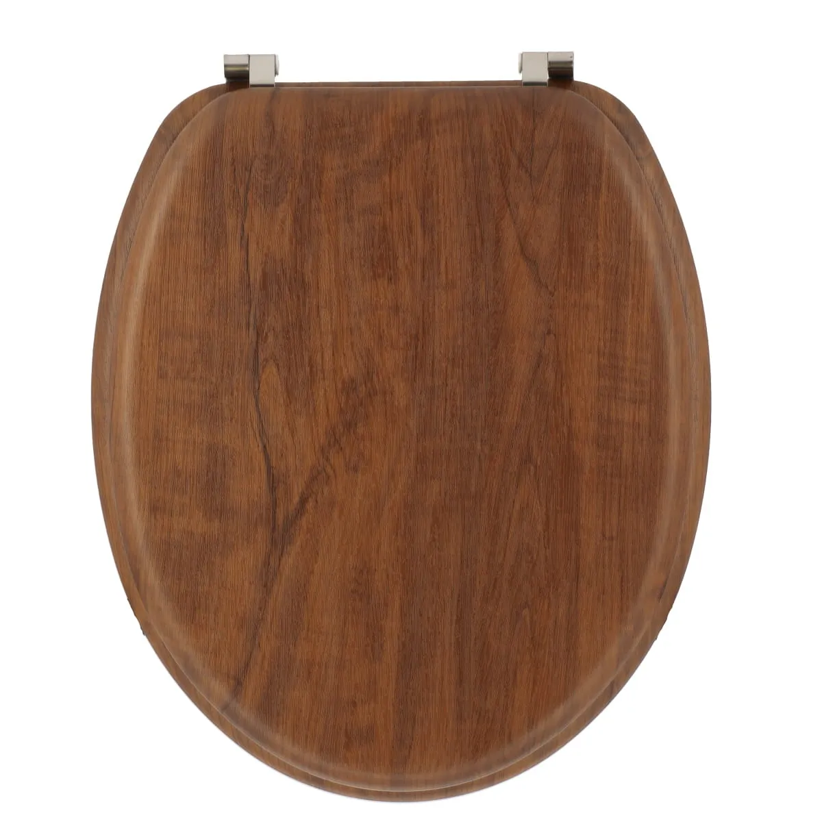 4119167 CAPAC TOALETĂ 45 CM MDF PRINDERI INOX- STEJAR | CAPACE WC - imagine 1