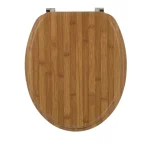 CAPAC TOALETĂ 45 CM MDF PRINDERI INOX - DESIGN BAMBOO | CAPACE WC