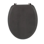 CAPAC TOALETĂ 45 CM MDF PRINDERI INOX- DESIGN PIATRA | CAPACE WC