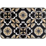 COVOR BUCĂTĂRIE 40X60 CM – CARMEN NEGRU COMPOZITIE 100% POLYESTER