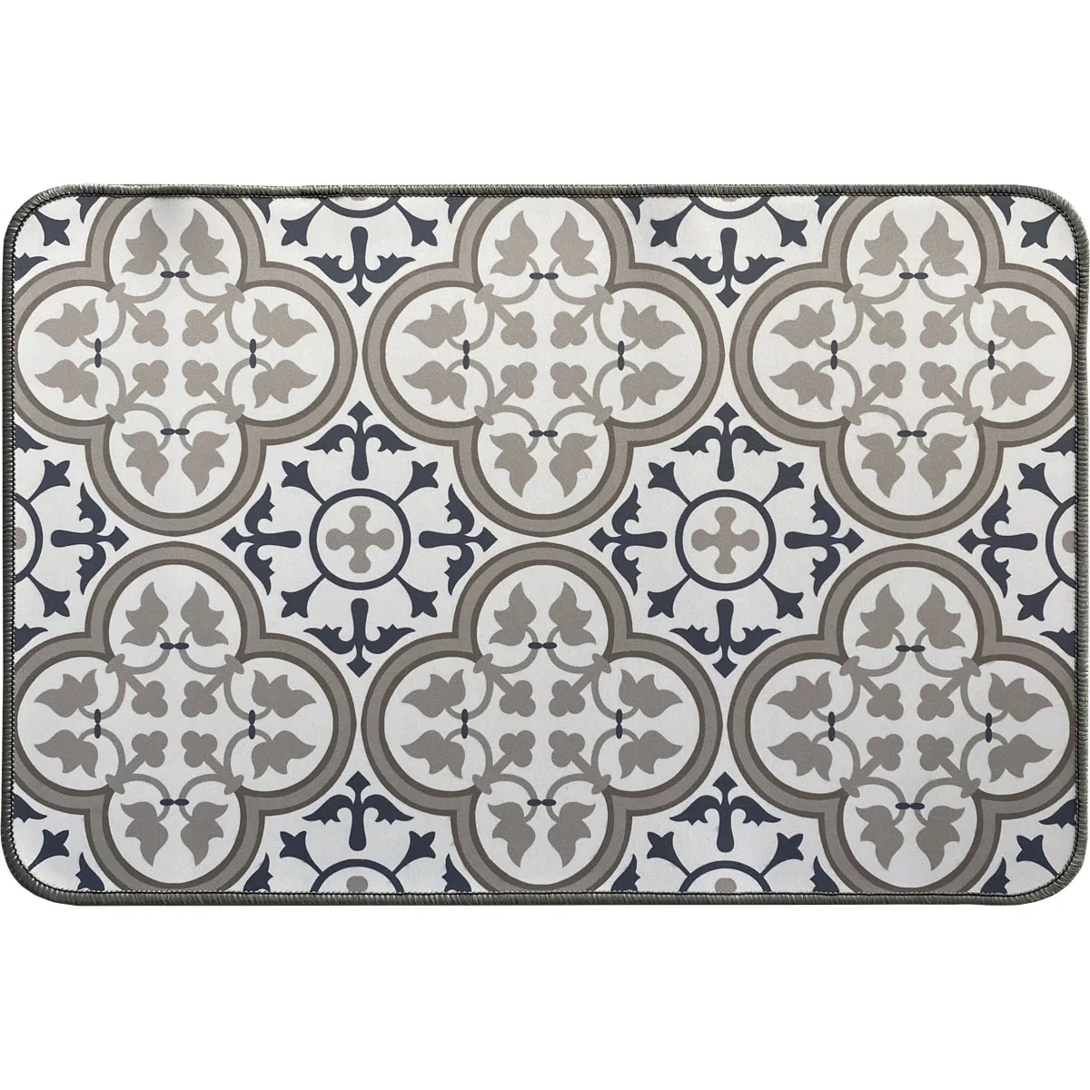 470001106 COVOR BUCĂTĂRIE 40X60 CM – PACO BLUE COMPOZITIE 100% POLYESTER - imagine 1