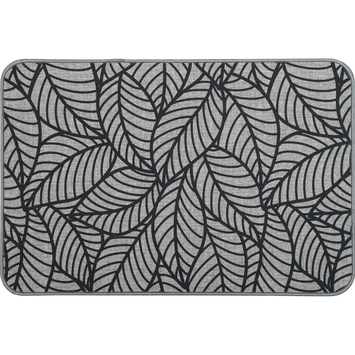 470031062 COVOR BUCĂTĂRIE 40X60 CM – JUNGLE GRI COMPOZITIE 100% POLYESTER - imagine 1