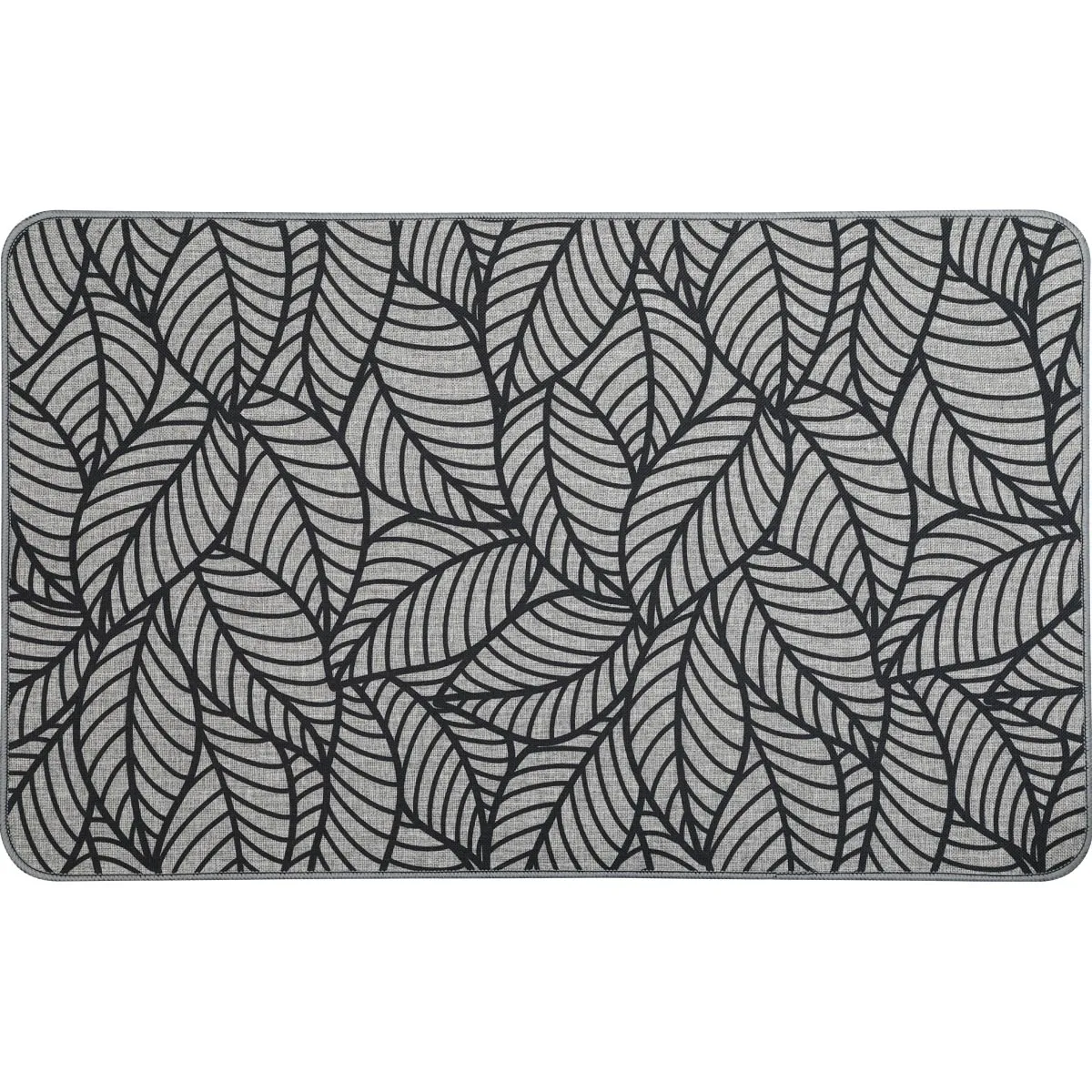 470041062 COVOR BUCĂTĂRIE 50X80 CM – JUNGLE GRI COMPOZITIE 100% POLYESTER - imagine 1