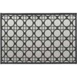 COVOR BUCĂTĂRIE 40X60 CM – GEOMETRIC NEGRU COMPOZITIE 100% POLYESTER