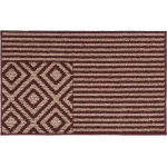 COVOR BUCĂTĂRIE 50X80 CM – AZTECA ROSU COMPOZITIE 100% POLYESTER