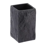 SUPORT PERIUȚE POLIRĂȘINĂ DESIGN PIATRĂ - NEGRU