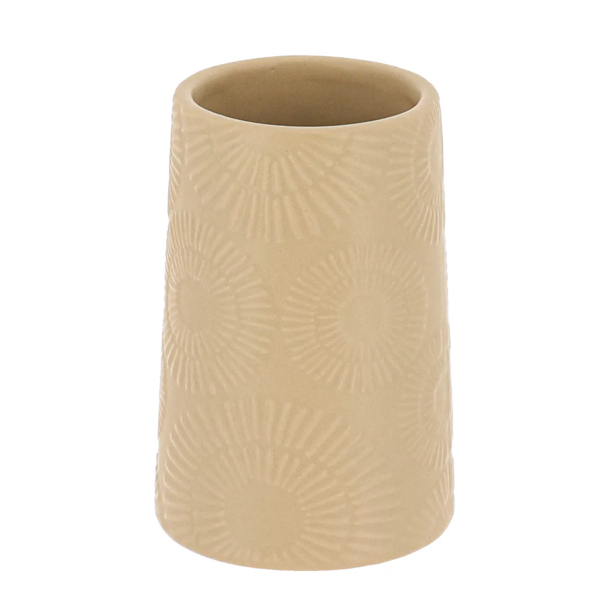 61208161 SUPORT PERIUȚE CERAMICĂ MOTIVE ETNICE - BEJ - imagine 1