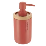 DISPENSER SĂPUN POLIRĂȘINĂ 280 ML - CĂRĂMIZIU / BAMBOO