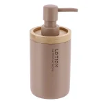 DISPENSER SĂPUN POLIRĂȘINĂ 280 ML - CAPPUCCINO/BAMBOO