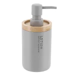 DISPENSER SĂPUN POLIRĂȘINĂ 280 ML - GRI / BAMBOO