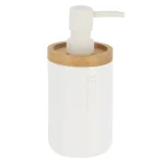 DISPENSER SĂPUN POLIRĂȘINĂ / BAMBUS 280 ML - ALB / BAMBOO