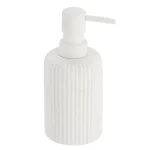 DISPENSER SĂPUN POLIRĂȘINĂ STRIATII 230 ML - ALB