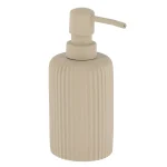 DISPENSER SĂPUN POLIRĂȘINĂ STRIATII 230 ML - GREIGE