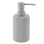DISPENSER SĂPUN POLIRĂȘINĂ STRIATII 230 ML - GRI