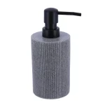 DISPENSER SĂPUN POLIRĂȘINĂ STRIATII 310 ML - GRI