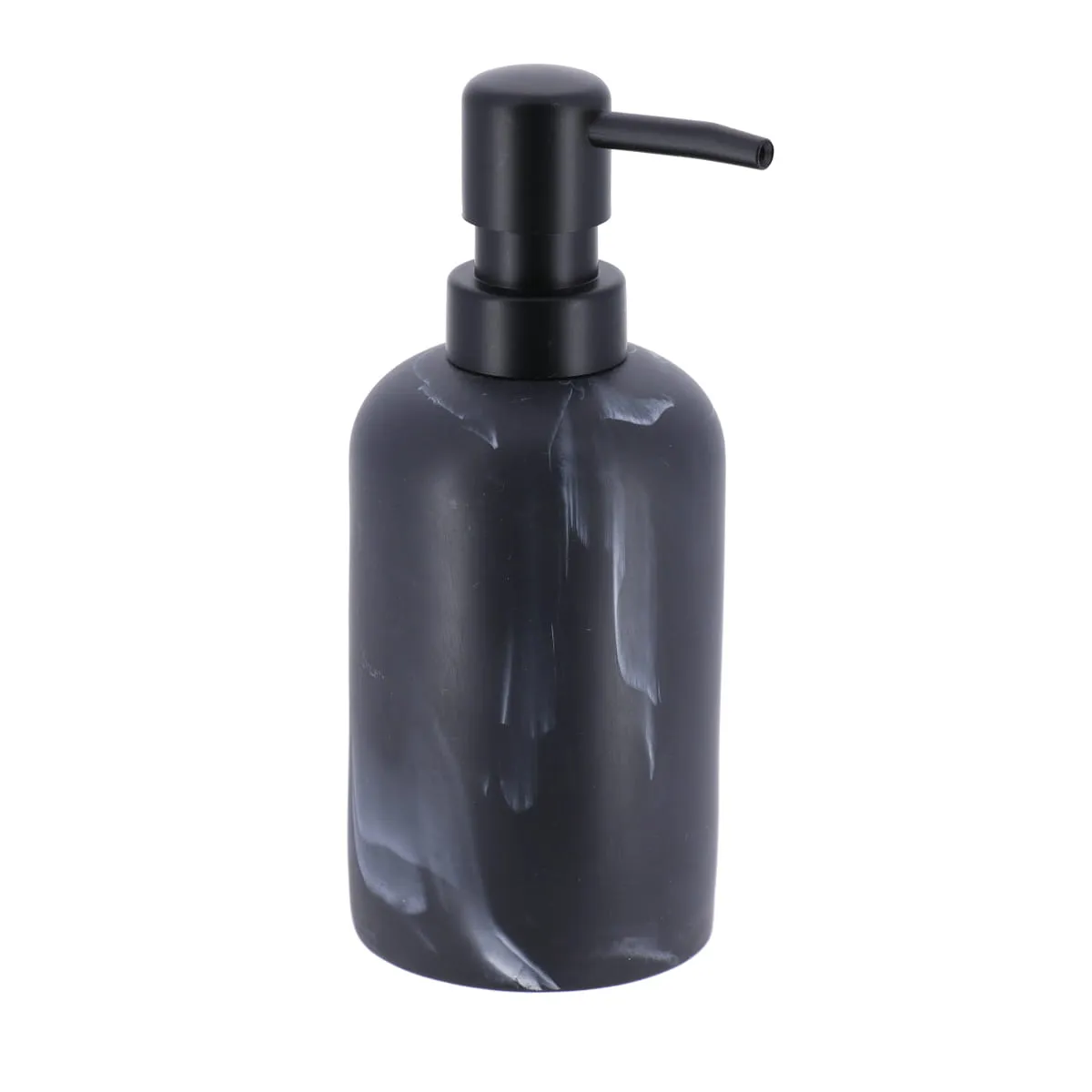 62122761 POLYRESIN SOAP DISPENSER 300 ML - BLACK MARBLE - imagine 1