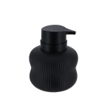 DISPENSER SĂPUN CERAMICĂ 300ML - NEGRU MAT