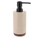 DISPENSER SĂPUN POLIRĂȘINĂ 200ML - CREM / STEJAR
